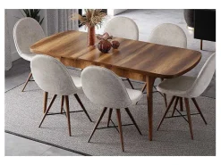 Irmak Tafel, Walnoot, 178X80X72 Cm, Epikasa-Homemania