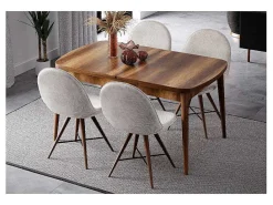 Irmak Tafel, Walnoot, 178X80X72 Cm, Epikasa-Homemania