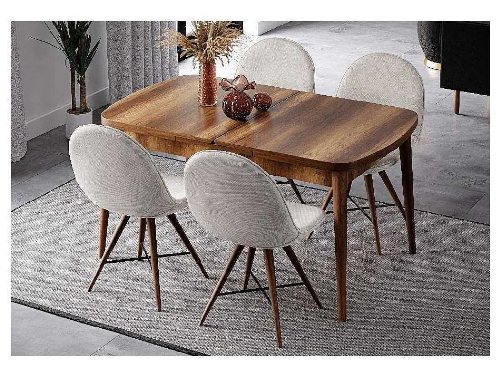 Irmak Tafel, Walnoot, 178X80X72 Cm, Epikasa-Homemania
