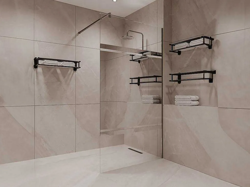 Italiaanse Douchewand Mat Zwart Met Spiegeleffect - 120 X 200 Cm - Zenado-Shower & Design Discount
