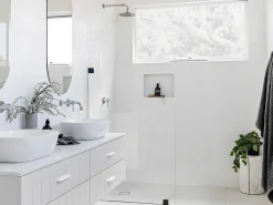 Italiaanse Douchewand Ronde Hoeken - 90 X 215 Cm - Airlie-Shower & Design Discount