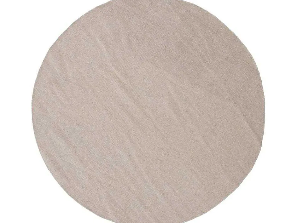Jaipur Vloerkleed O200 Cm Wol Beige.-Venture Home Best