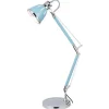 Jerona Tafellamp, Blauw, Chroom, 21X21X86 Cm,-EPIKASA Hot