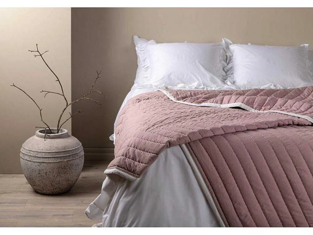 Juni Sprei 260X260Cm Oudroze.-Vente-unique Online