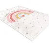 Junior 51300.802 Tapijt Wasbaar Regenboog, Stippen Voor Kinderen Antis 160X220 Cm-RugsX Discount