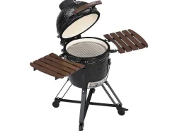 Kamado-Houtskoolbarbecue Van Keramiek En Bamboe 45 X 63 X 105 Cm - Izaki-Vente-unique Hot
