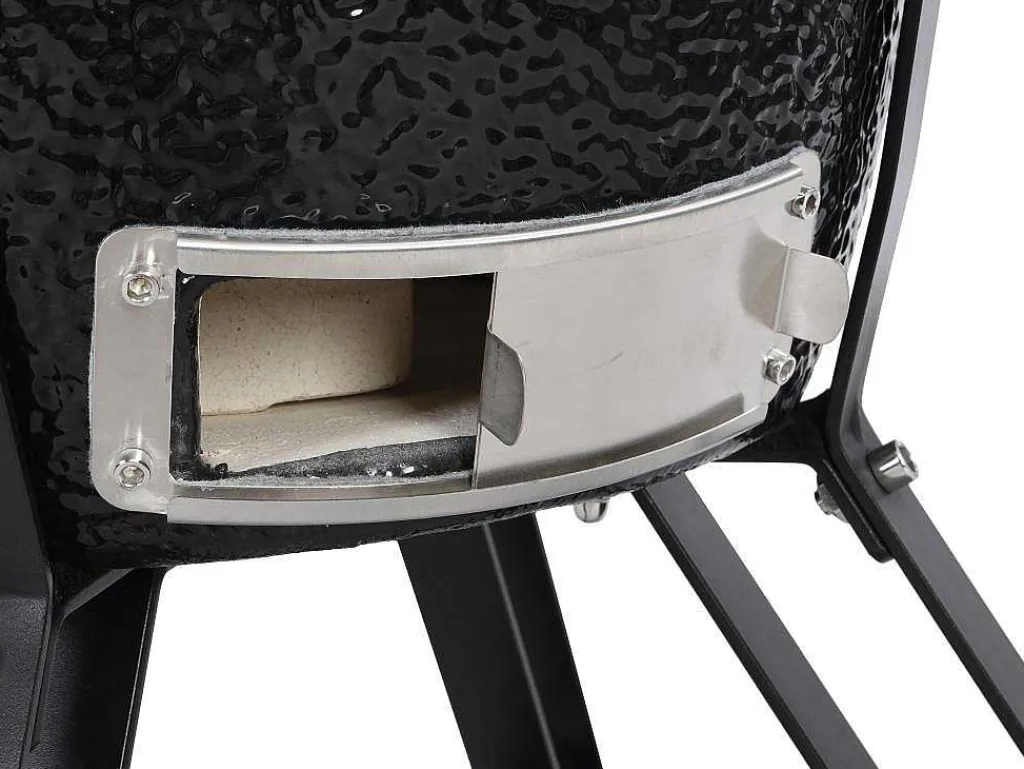 Kamado-Houtskoolbarbecue Van Keramiek En Bamboe 45 X 63 X 105 Cm - Izaki-Vente-unique Hot