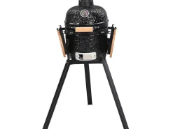Kamado-Houtskoolbarbecue Van Keramiek En Bamboe 32 X 52 X 94 Cm - Eriko-Vente-unique Hot