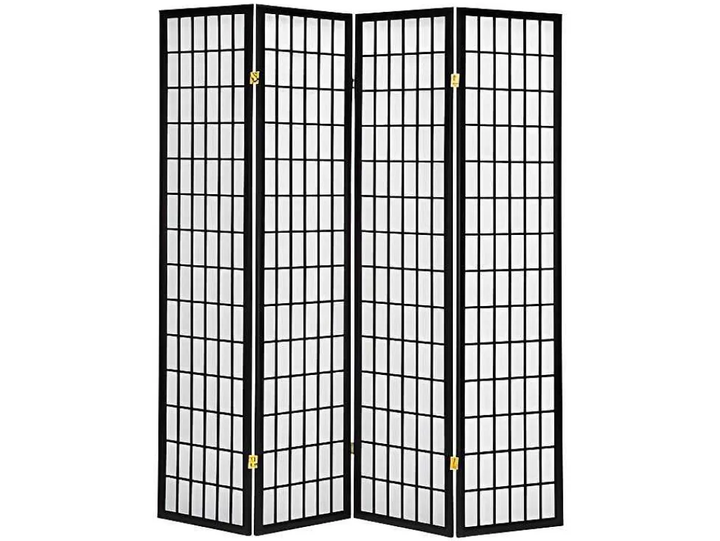 Kamerscherm 4 Vlakken Tottori Van Hout - L175 X H178.5 Cm-OZAIA Online