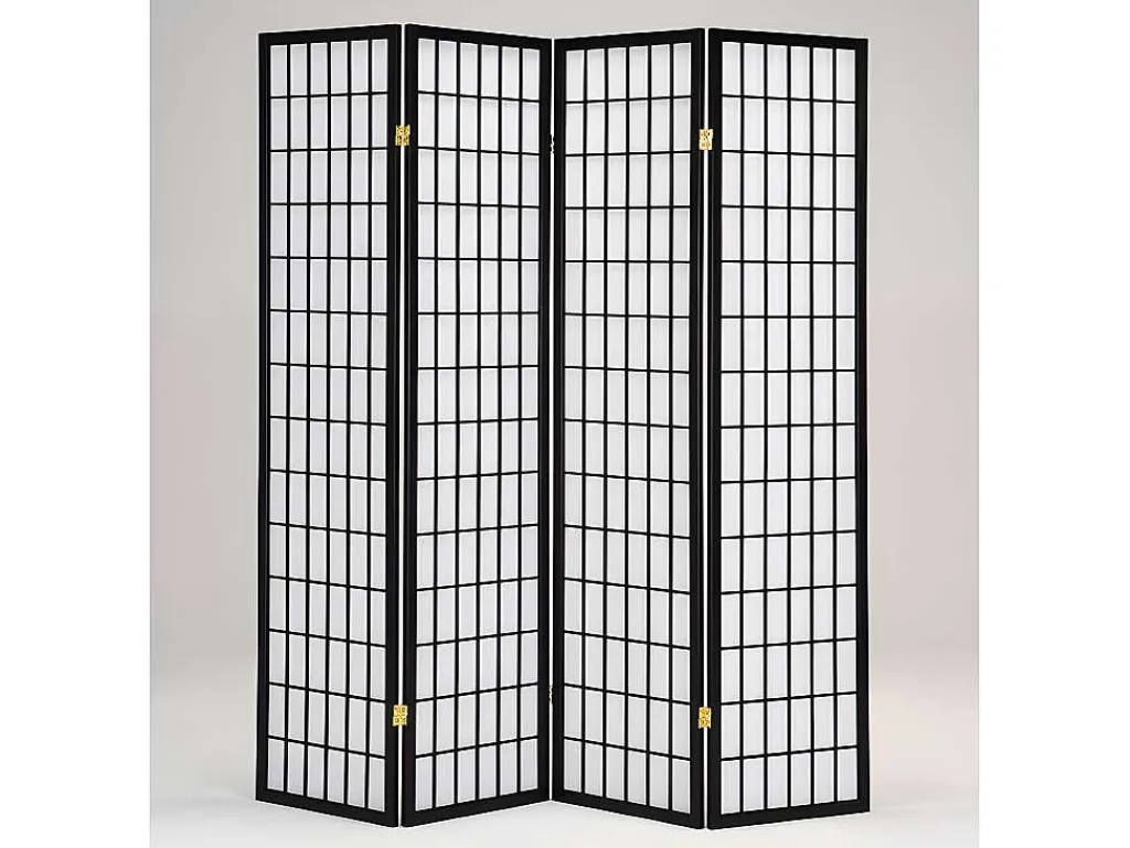 Kamerscherm 4 Vlakken Tottori Van Hout - L175 X H178.5 Cm-OZAIA Online
