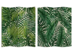 Kamerscherm Bedrukt 4 Delen Tropische Bladeren Greeny - 161 X 180 Cm-OZAIA Sale