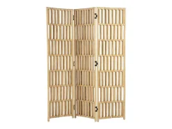 Kamerscherm Van Rotan Met 3 Luien - L140 X H180 Cm - Naturel - Gideon-OZAIA Sale