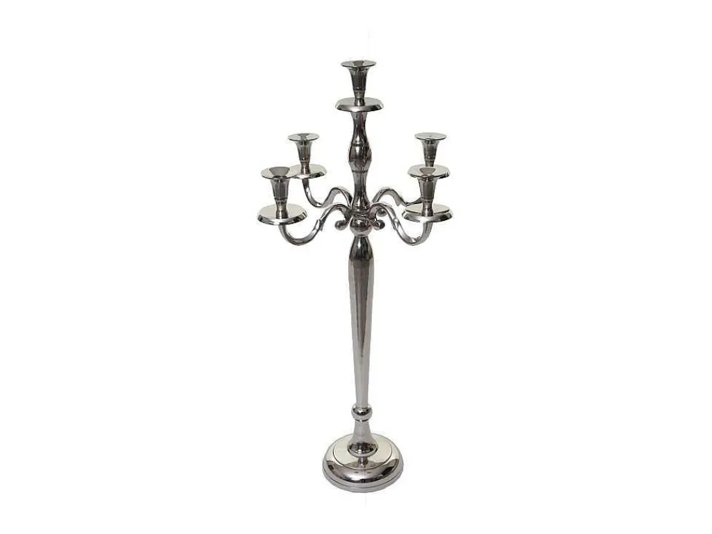 Kandelaar Mcw-D81 5-Armig, Kleur: Zilver-Vente-unique Discount