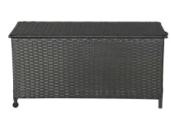Kaplo Tuintoebehoor Kussen Opbergbox Met Wielen Zwart.-Vente-unique Hot