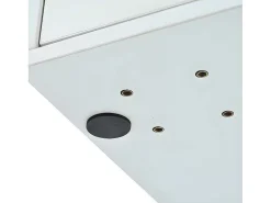 Kaptafel Met Spiegel En Led-Verlichting - 2 Lades En Een Uitneembare Kast - Wit (Kruk Niet Inbegrepen)-ModernLuxe Clearance