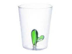 Karaf + Set Van 4 Glazen Met Cactus - Puntia-OZAIA Online