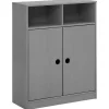 Kast 2 Deurs Grijs-Loft24 Clearance