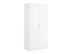 Kast Met 2 Deuren - L81 Cm - Wit - Listowel-Vente-unique Best