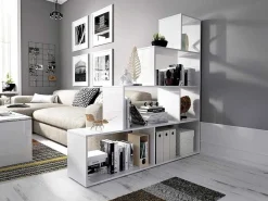 Kast Raja - 6 Niveaus - Kleur: Wit-Vente-unique Hot