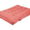 Katoenen Palletkussen - 80 X 120 X 12 Cm - Koraal - Baila-OZAIA Discount