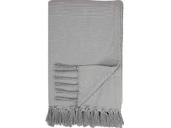 Katoenen Sprei Met Franjes - 230 X 250 Cm - Grijs - Segna-OZAIA Best