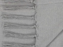 Katoenen Sprei Met Franjes - 230 X 250 Cm - Grijs - Segna-OZAIA Best