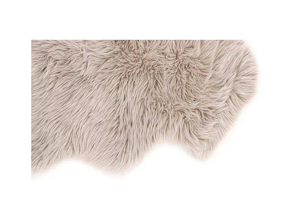 Katy Lamsvel Geimiteerd 90X60Cm Beige.-Venture Home Outlet