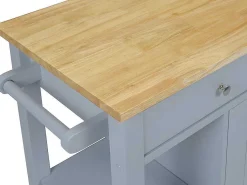 Keukentafeltje Op Wielen Haley - 1 Deur En 2 Laden - Hevea-Vente-unique New