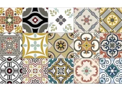 Keukentapijt Van Vinyl Met Vloertegelmotief Rica - 49,5 X 83 Cm - Meerkleurig-OZAIA Sale