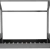 Kinderhutbed 90X200Cm In Fluweel - Lattenbodem - Grijs-ModernLuxe Discount