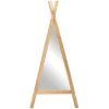 Kinderspiegel Van Teakhout - B55 X H120 Cm - Naturel - Batam-OZAIA Outlet