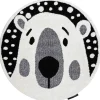 Kindertapijt Joy Rond , Teddy Beertje, Voor Kinderen - Structureel, Cercle 160 Cm-RugsX