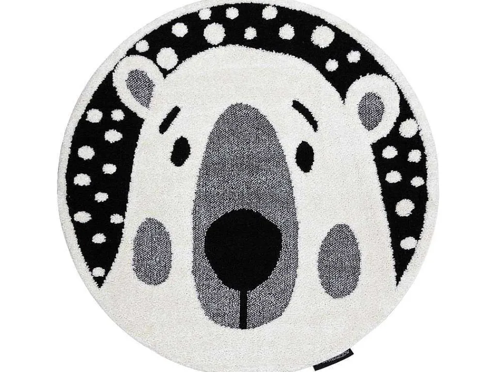 Kindertapijt Joy Rond , Teddy Beertje, Voor Kinderen - Structureel, Cercle 160 Cm-RugsX