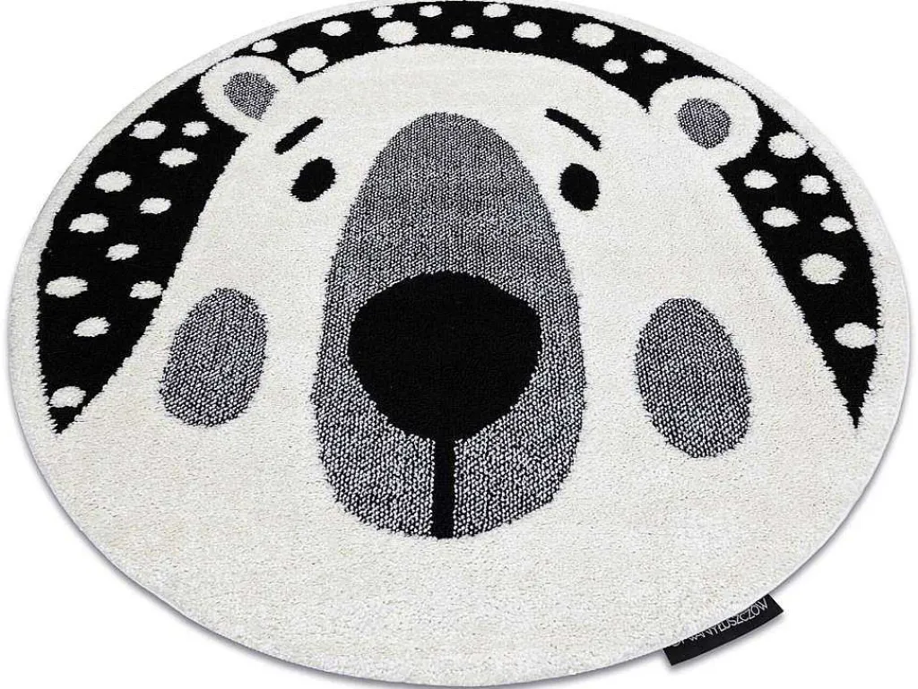Kindertapijt Joy Rond , Teddy Beertje, Voor Kinderen - Structureel, Cercle 160 Cm-RugsX