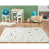 Kindertapijt Moony - Polypropyleen - 100 X 150 Cm - Beige, Roze En Geel-OZAIA Sale