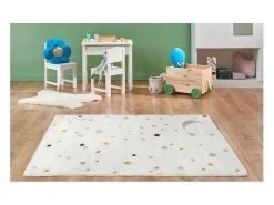 Kindertapijt Moony - Polypropyleen - 100 X 150 Cm - Beige, Roze En Geel-OZAIA Sale