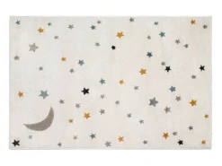 Kindertapijt Moony - Polypropyleen - 100 X 150 Cm - Beige, Roze En Geel-OZAIA Sale