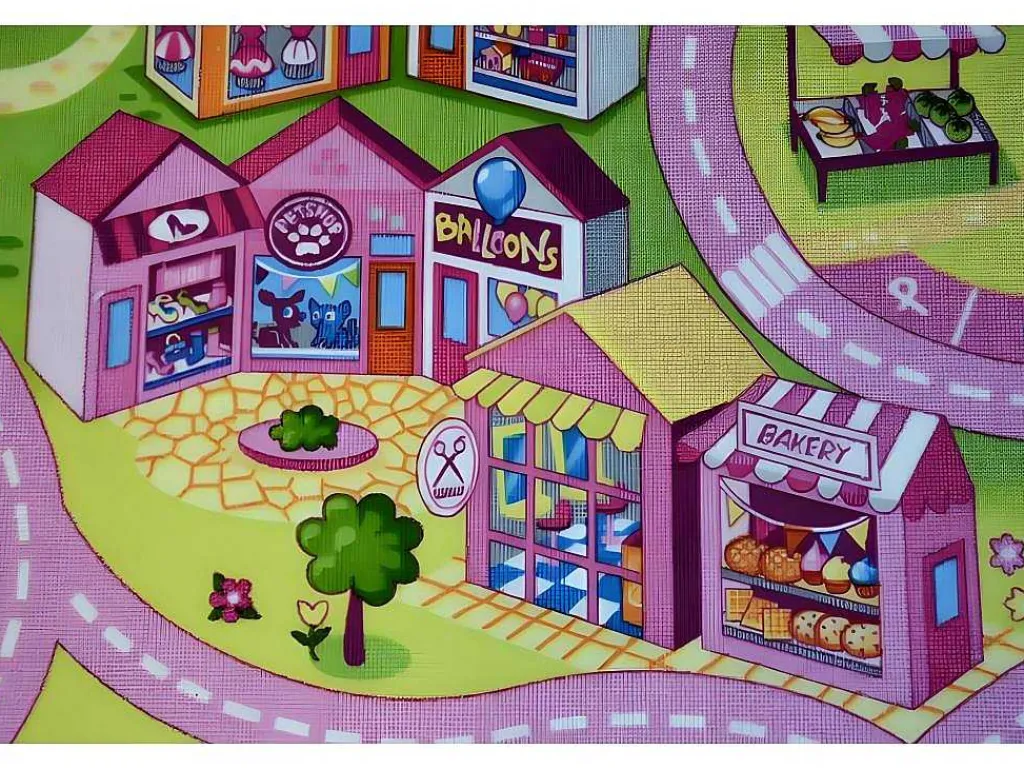 Kindertapijt Sweet Town 150X250 Cm-RugsX Outlet