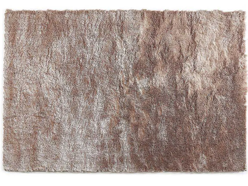 Kleed Shaggy Dolce Taupe Met Beige Weerschijn - Polyester - 120*170 Cm-OZAIA Best