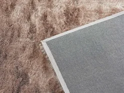 Kleed Shaggy Dolce Taupe Met Beige Weerschijn - Polyester - 120*170 Cm-OZAIA Best