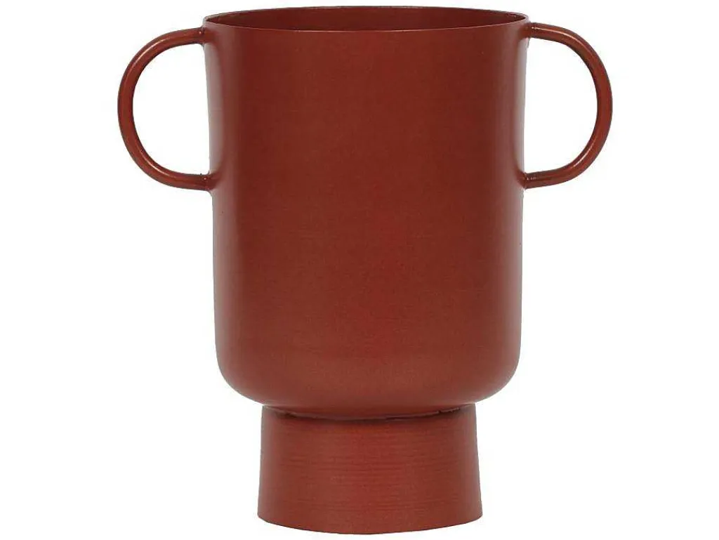 Kleine Vaas Met Handvatten - H17 Cm - Terracotta - Bilian-OZAIA Sale