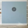 Klok Geometrisch 4, Zwart, 50X1,5X50 Cm,-EPIKASA Clearance