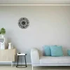 Klok Geometrisch 3, Zwart, 50X1,5X50 Cm,-EPIKASA Online