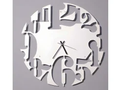 Klok Numbers 2, Wit, Zwart, 50X1,5X50 Cm,-EPIKASA Best