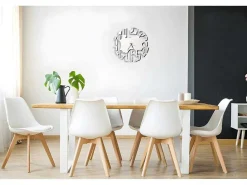 Klok Numbers 2, Wit, Zwart, 50X1,5X50 Cm,-EPIKASA Best