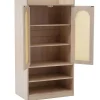 Klompenkast - 2 Open Planken En 2 Verstelbare Interne Planken - Naturel-ModernLuxe Online
