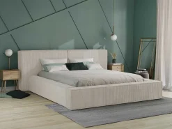 Kofferbed 160 X 200 Cm - Corduroy - Beige - Timano - Van-PASCAL MORABITO New