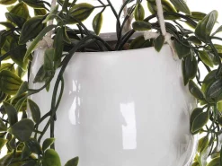 Kunsthangplant Met Pot Van Keramiek - H70 X L20 Cm - Groen - Bahiana-OZAIA Hot