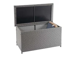 Kussenbox Van Polyrattan Mcw-D88 Iii, Basic Grijs, 51X100X50Cm 170L-Vente-unique Hot