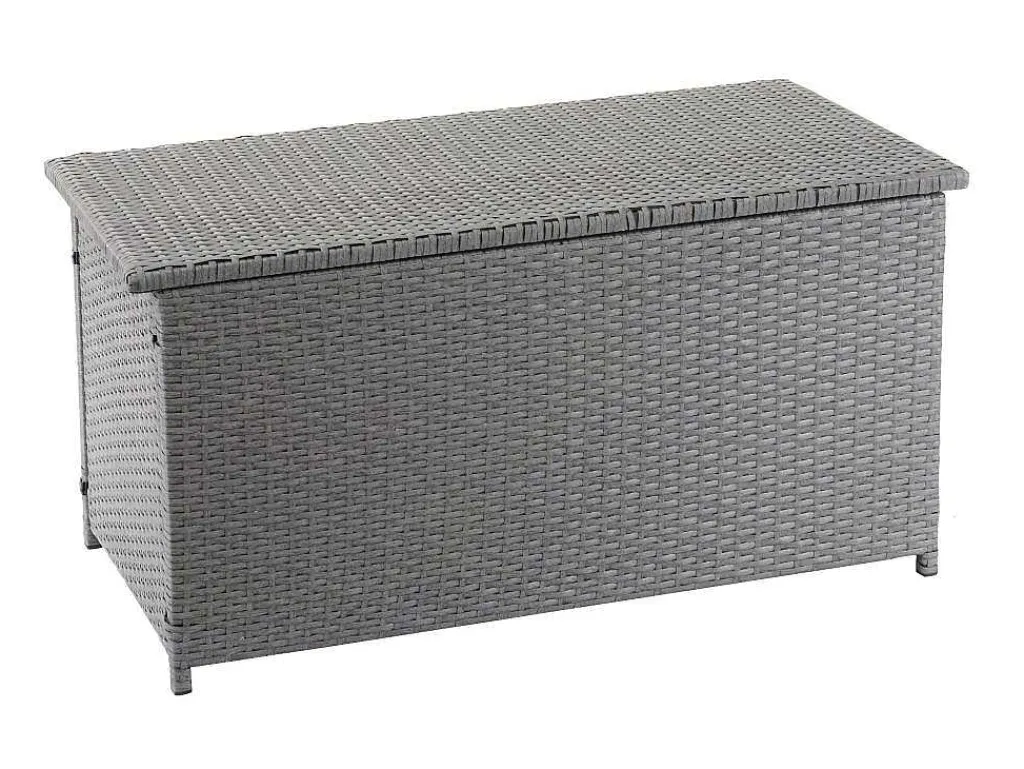 Kussenbox Van Polyrattan Mcw-D88 Iii, Basic Grijs, 51X100X50Cm 170L-Vente-unique Hot